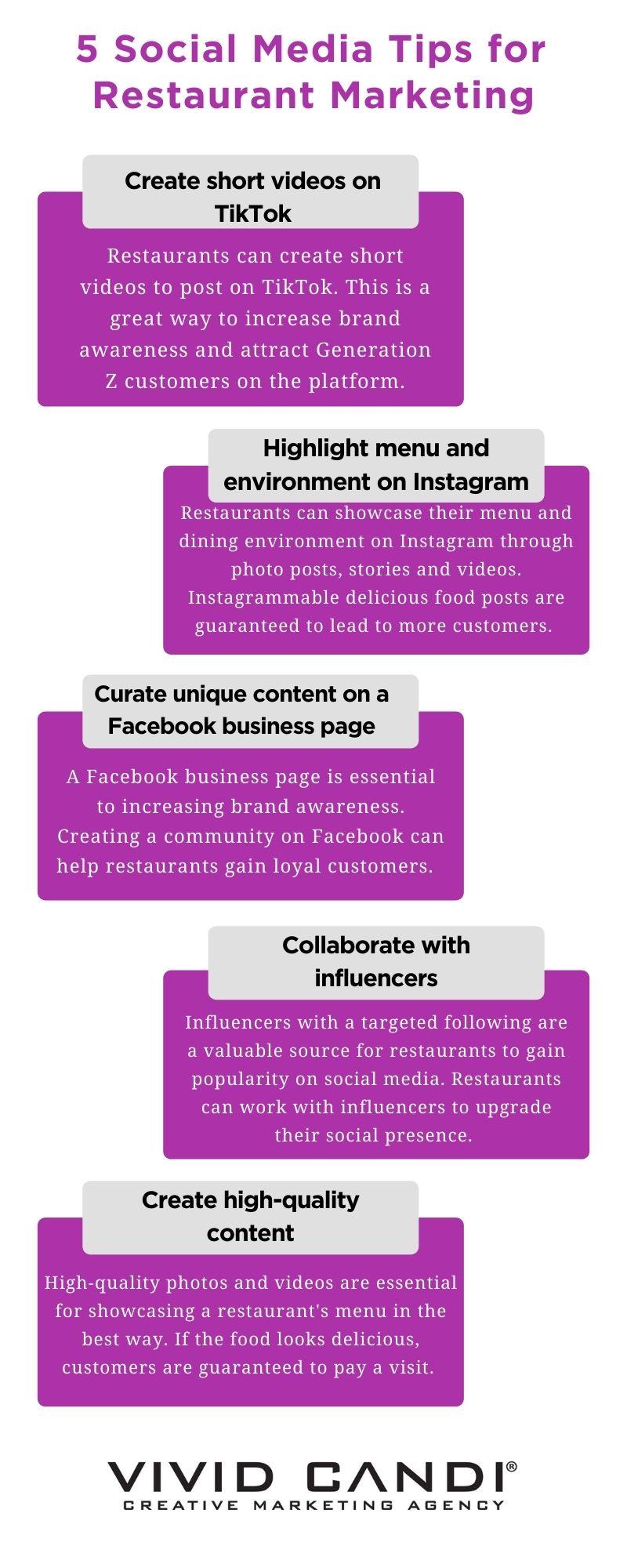 5 Social Media Marketing Tips for Restaurant